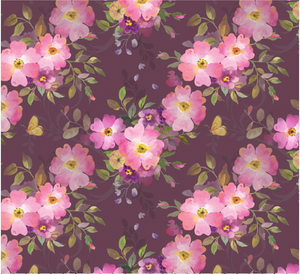 Brenda Walton Laurelwood Sweet Briar Plum Fabric By The Yard Brenda Walton Laurelwood Sweet Briar Plum Fabric By The Yard