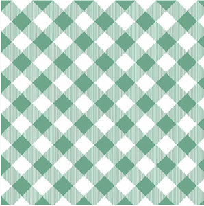 Henry Glass Pricilla's Plaid Bias 1/2" Check Green/White Fabric By The Yard Henry Glass Pricilla's Plaid Bias 1/2" Check Green/White Fabric By The Yard