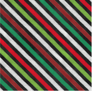 Blank Quilting Mistletoe Magic Biased Stripe Black/Multi Fabric By The Yard Blank Quilting Mistletoe Magic Biased Stripe Black/Multi Fabric By The Yard