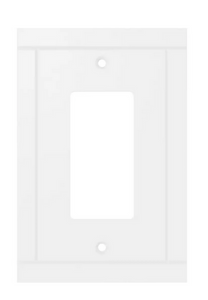 Liberty W44654-PW Craftsman Single GFCI Decora Cover Plate Pure White Liberty W44654-PW Craftsman Single GFCI Decora Cover Plate Pure White