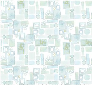 Shell Rummel Natural Affinity Geo Garden Water Fabric By The Yard Shell Rummel Natural Affinity Geo Garden Water Fabric By The Yard