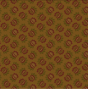 Henry Glass Harvest Hill Swagged Bouquets Mustard Fabric By The Yard Henry Glass Harvest Hill Swagged Bouquets Mustard Fabric By The Yard