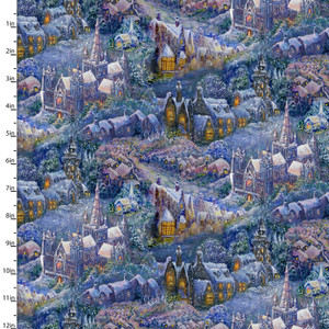 3 Wishes Polar Journey Village Drive Multi Cotton Fabric By Yard 3 Wishes Polar Journey Village Drive Multi Cotton Fabric By Yard