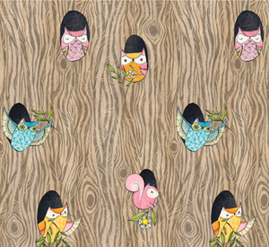 Free Spirit Cori Dantini Well Owl Be Hello Nite Brown Fabric By The Yard Free Spirit Cori Dantini Well Owl Be Hello Nite Brown Fabric By The Yard