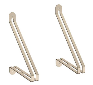 Liberty S42663C-NIC Nickel Sleek Modern Decorative Shelf Bracket (2-Pack) Liberty S42663C-NIC Nickel Sleek Modern Decorative Shelf Bracket (2-Pack)