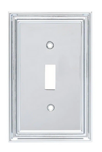 Hampton Bay W36279-PC Chrome Reflect Single Switch Wall Plate Cover Hampton Bay W36279-PC Chrome Reflect Single Switch Wall Plate Cover