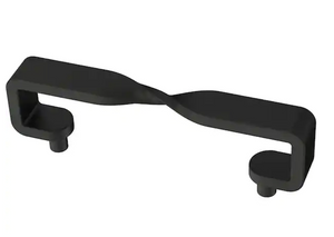 Liberty P43167C-FB Wrought Modern 3" Matte Black Cabinet Drawer Pull Liberty P43167C-FB Wrought Modern 3" Matte Black Cabinet Drawer Pull