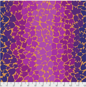 Free Spirit Kaffe Fassett PWG174 Ombre Leaves Purple Fabric by The Yard