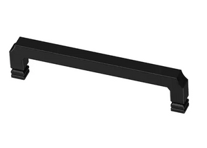 Liberty P38755C-FB 5 1/16" Notched Cabinet Drawer Pull Flat Black Finish Liberty P38755C-FB 5 1/16" Notched Cabinet Drawer Pull Flat Black Finish