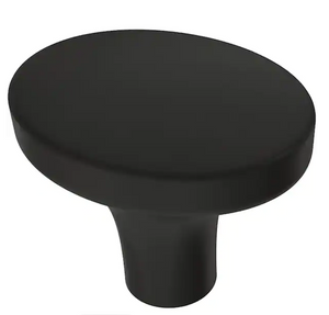 Liberty P30225C-FB 1 1/4" Flat Black Mila Cabinet & Drawer Knob Liberty P30225C-FB 1 1/4" Flat Black Mila Cabinet & Drawer Knob