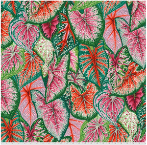 Free Spirit Philip Jacobs Caladiums Bright Cotton Fabric By The Yard