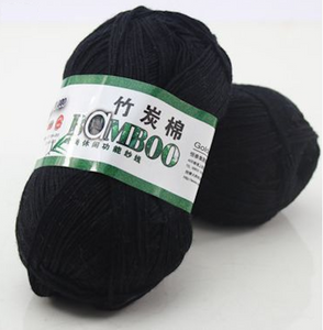 Golden Sun Bamboo Super Soft Knitting & Crochet Yarn Black Golden Sun Bamboo Super Soft Knitting & Crochet Yarn Black