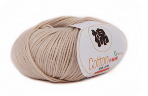 Super Soft Organic Cotton Sock & Baby Knitting Crochet Yarn Beige Super Soft Organic Cotton Sock & Baby Knitting Crochet Yarn Beige