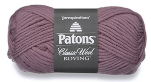 Patons Classic Wool Roving Frosted Plum Knitting & Crochet Yarn