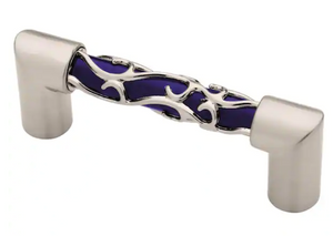 Liberty P16310C-281 3" Crystal Lace Blue & Satin Nickel Cabinet Bar Pull Liberty P16310C-281 3" Crystal Lace Blue & Satin Nickel Cabinet Bar Pull