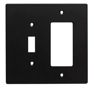 Hampton Bay W32736-FB Subway Tile Switch / GFCI Cover Plate Flat Black Hampton Bay W32736-FB Subway Tile Switch / GFCI Cover Plate Flat Black