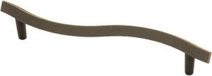 Liberty PN0404-OB 5 1/16" Angular Wave Cabinet Drawer Pull Distressed Oil Rubbed Bronze Liberty PN0404-OB 5 1/16" Angular Wave Cabinet Drawer Pull Distressed Oil Rubbed Bronze