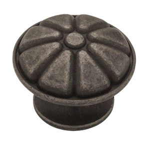 PN0848-PEW 1 1/2" Pie Segment Cabinet Drawer Pull Knob Pewter PN0848-PEW 1 1/2" Pie Segment Cabinet Drawer Pull Knob Pewter