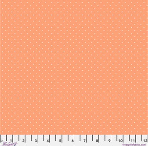 Free Spirit Tula Pink Tiny Dots Peachy Cotton Fabric By The Yard Free Spirit Tula Pink Tiny Dots Peachy Cotton Fabric By The Yard