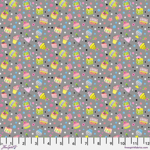 Anne Keenan Higgins Bonjour Paris Patisserie Grey Fabric by The Yard Anne Keenan Higgins Bonjour Paris Patisserie Grey Fabric by The Yard