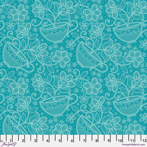 Free Spirit Stacy Peterson Belle Epoque Society Teal Cotton Fabric By Yard Free Spirit Stacy Peterson Belle Epoque Society Teal Cotton Fabric By Yard