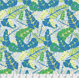 Free Spirit Amy Reber Marabella Fronds Pacific Cotton Fabric By The Yard Free Spirit Amy Reber Marabella Fronds Pacific Cotton Fabric By The Yard