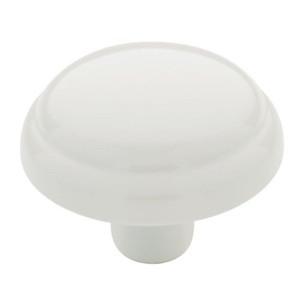 Liberty P30068W-W 1 1/8" White Round Top Ring Cabinet Drawer Knob Liberty P30068W-W 1 1/8" White Round Top Ring Cabinet Drawer Knob