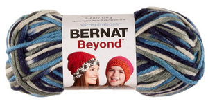 Bernat Beyond Stormy Sky Variegated Acrylic Blend Knitting & Crochet Yarn Bernat Beyond Stormy Sky Variegated Acrylic Blend Knitting & Crochet Yarn