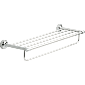 Better Homes & Gardens Bath Chandler 24" Towel Shelf w/ 1 Bar Chrome Finish Better Homes & Gardens Bath Chandler 24" Towel Shelf w/ 1 Bar Chrome Finish