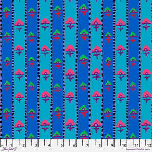 Free Spirit Kaffe Fassett Shiraz Blue Cotton Fabric By The Yard Free Spirit Kaffe Fassett Shiraz Blue Cotton Fabric By The Yard