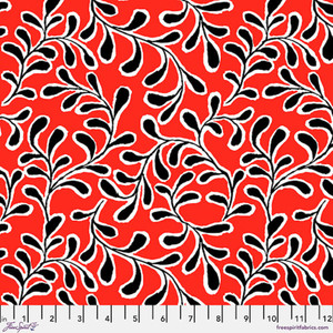 Free Spirit Kaffe Fassett Twig Red Cotton Fabric By The Yard Free Spirit Kaffe Fassett Twig Red Cotton Fabric By The Yard