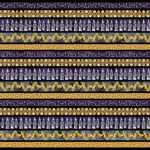 Blank Quilting Halloween Countdown Halloween Stripe Black Fabric By The Yard Blank Quilting Halloween Countdown Halloween Stripe Black Fabric By The Yard
