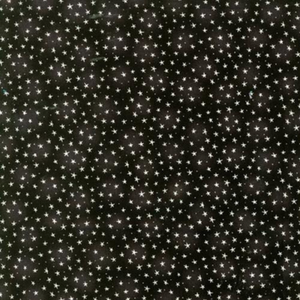Blank Quilting Starlet 6383 Small Stars Black Cotton Fabric By The Yard Blank Quilting Starlet 6383 Small Stars Black Cotton Fabric By The Yard