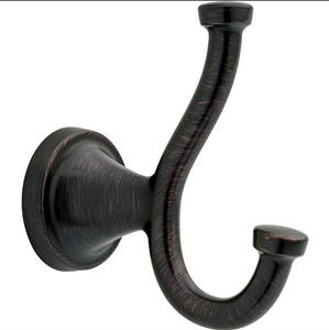 Delta LRK35-VBR Larkin Bath Towel & Robe Hook Venetian Bronze Finish Delta LRK35-VBR Larkin Bath Towel & Robe Hook Venetian Bronze Finish
