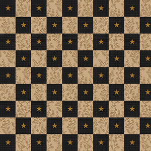 Henry Glass Cavalier Crows Checks Tan & Charcoal Cotton Fabric By The Yard Henry Glass Cavalier Crows Checks Tan & Charcoal Cotton Fabric By The Yard