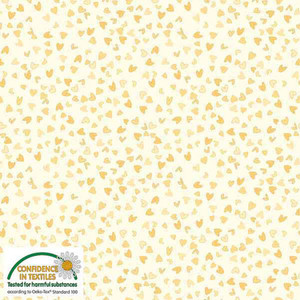 Stof European Quilting Best Bits Hearts Ivory Cotton Fabric By The Yard Stof European Quilting Best Bits Hearts Ivory Cotton Fabric By The Yard