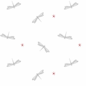 Blank Quilting Folk Garden Dragonflies White Cotton Fabric By The Yard Blank Quilting Folk Garden Dragonflies White Cotton Fabric By The Yard