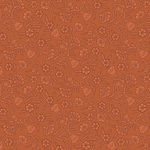 Blank Quilting Ashton Collection Floral Stamp Orange Cotton Fabric By The Yard Blank Quilting Ashton Collection Floral Stamp Orange Cotton Fabric By The Yard