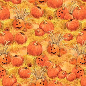Blank Quilting Golden Days Pumpkin Patch Orange Cotton Fabric By The Yard Blank Quilting Golden Days Pumpkin Patch Orange Cotton Fabric By The Yard