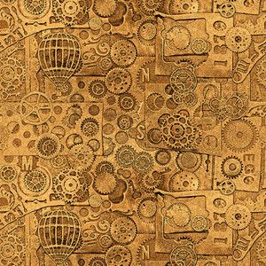 Blank Quilting Alternative Age Steampunk Tonal Gears Gold Cotton Fabric By The Yard Blank Quilting Alternative Age Steampunk Tonal Gears Gold Cotton Fabric By The Yard