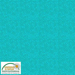 Stof Quilters Combination Triangles Turquoise Cotton Fabric By The Yard Stof Quilters Combination Triangles Turquoise Cotton Fabric By The Yard