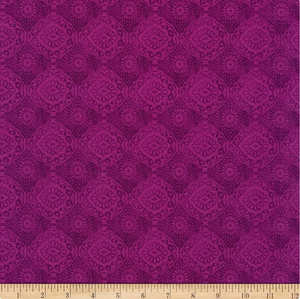 Blank Quilting Pansy Prose Tonal Tile Raspberry Cotton Fabric By The Yard Blank Quilting Pansy Prose Tonal Tile Raspberry Cotton Fabric By The Yard