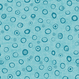 Stof European Basically Circles Turquoise Quilting Cotton Fabric By The Yard Stof European Basically Circles Turquoise Quilting Cotton Fabric By The Yard