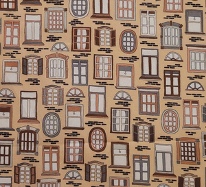 Stof European Step Over My Doorstep Door Beige Cotton Fabric By The Yard Stof European Step Over My Doorstep Door Beige Cotton Fabric By The Yard