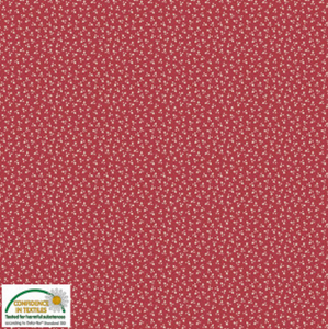 Stof European Nellie's Shirtings Triangles Red Quilting Cotton Fabric By The Yard Stof European Nellie's Shirtings Triangles Red Quilting Cotton Fabric By The Yard