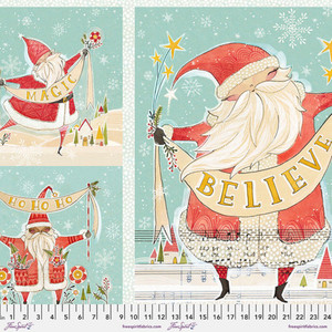Free Spirit Cori Dantini Love Santa Wishes Panel Fabric By The Panel Free Spirit Cori Dantini Love Santa Wishes Panel Fabric By The Panel