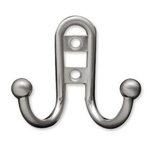 Liberty B46115Z-SN Satin Nickel Double Coat, Hat, Robe Hook w/ Ball End Liberty B46115Z-SN Satin Nickel Double Coat, Hat, Robe Hook w/ Ball End