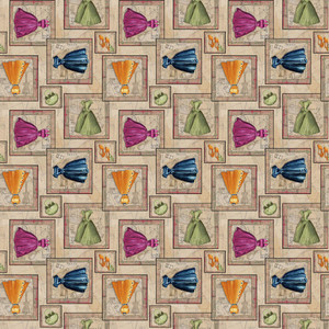 Blank Quilting Atelier Dresses, Bags & Shoes Tan Cotton Fabric By The Yard Blank Quilting Atelier Dresses, Bags & Shoes Tan Cotton Fabric By The Yard