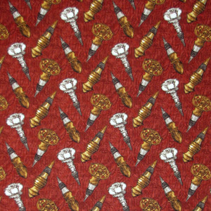 Henry Glass After Five Bottle Toppers Red Cotton Fabric By The Yard Henry Glass After Five Bottle Toppers Red Cotton Fabric By The Yard