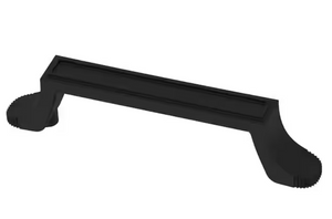 Liberty P46223C-FB 3 3/4" Structured Column Cabinet Drawer Pull Flat Black Liberty P46223C-FB 3 3/4" Structured Column Cabinet Drawer Pull Flat Black